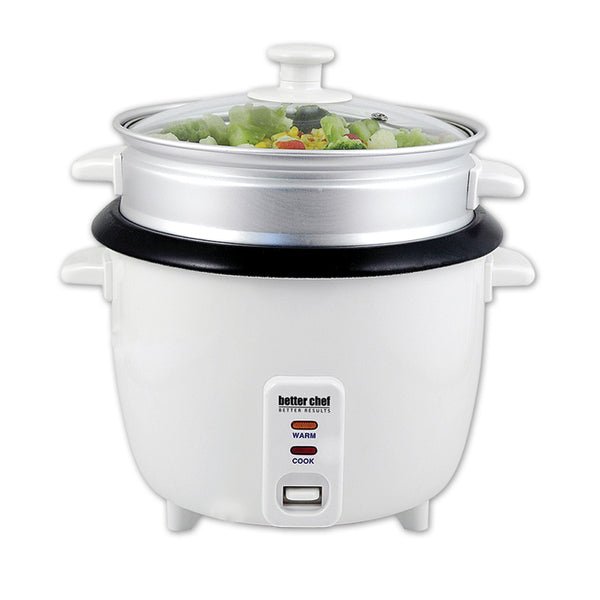 Better Chef 5-Cup Rice Cooker with Food Steamer - Fry's Superstore