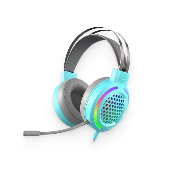 Blue Hollow Textured Headset - Fry's Superstore
