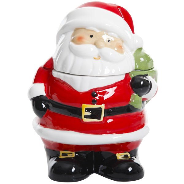 Jovial St. Nick 7.5 Inch Santa Holiday Cookie Jar - Fry's Superstore