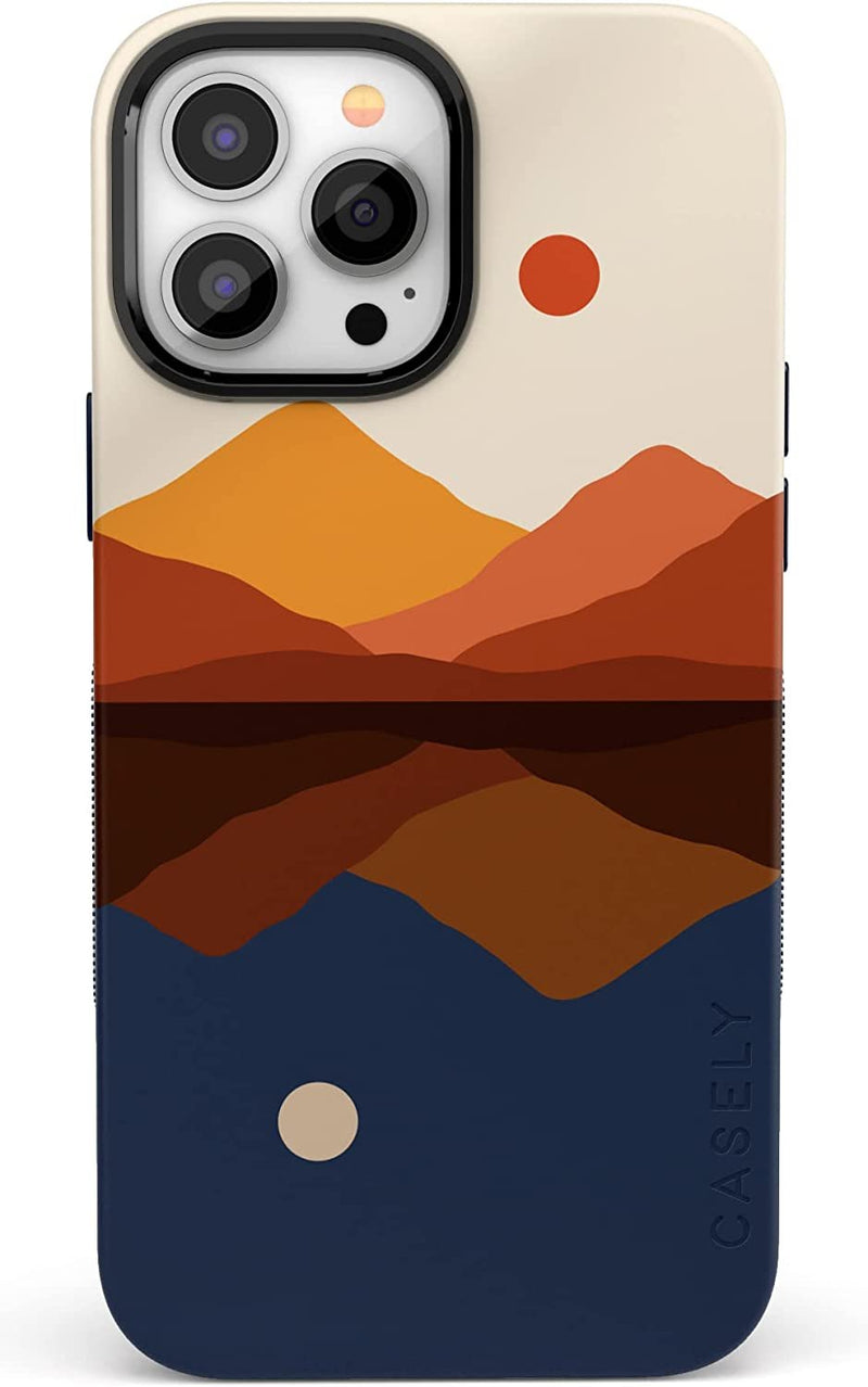 Opposites Attract Day & Night Colorblock Mountain Phone Case - Fry's Superstore