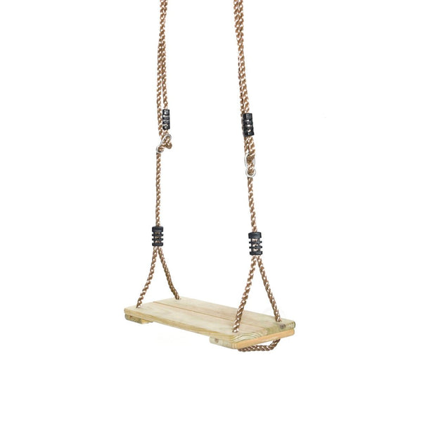 Outdoor Wooden Tree Swing with Hanging Ropes - Fry's Superstore