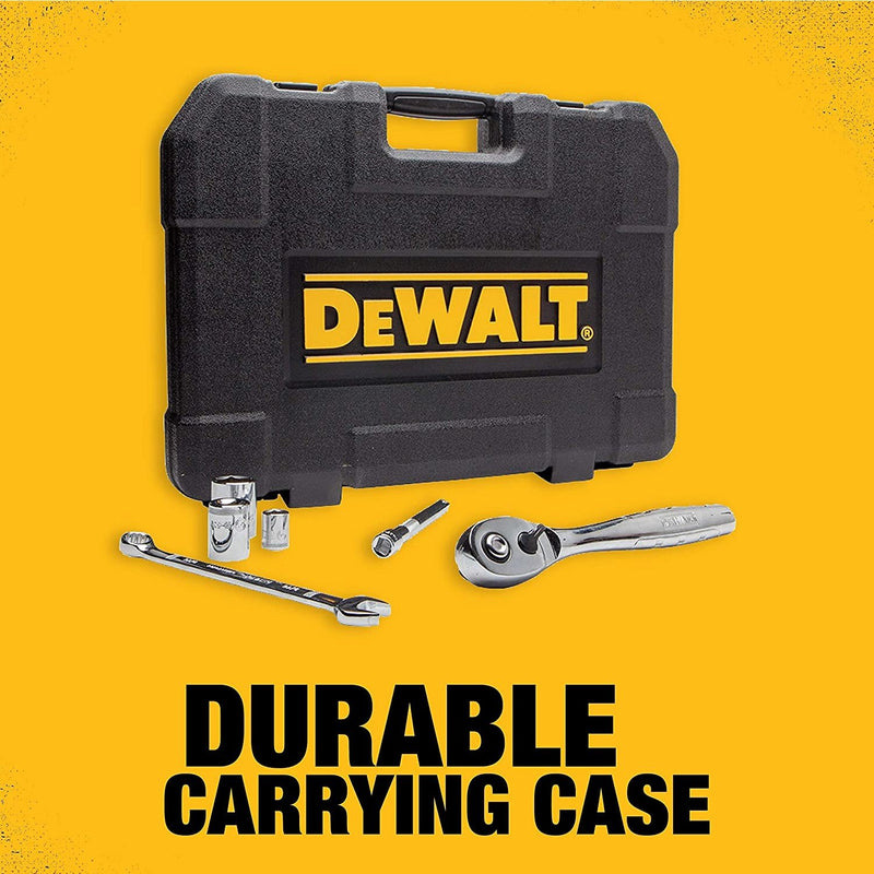 142-Piece Mechanics Tools Kit and Socket Set, MM/SAE, DEWALT (DWMT73802) - Fry's Superstore