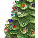 15in Pre-lit Hand-Painted Ceramic Tabletop Christmas Tree with 64 Multicolored Lights - Green - Fry's Superstore