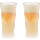 16-ounce Freezer Gel Chiller Double Wall Beer Glasses Set of 2 - Fry's Superstore