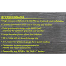 18-Volt ONE+ Portable Cordless Power Inflator for Tires, RYOBI P737 - Fry's Superstore