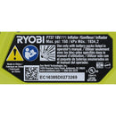 18-Volt ONE+ Portable Cordless Power Inflator for Tires, RYOBI P737 - Fry's Superstore