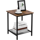 2-Pack Steel Frame Living Room End Tables, Bedroom Nightstands - Fry's Superstore