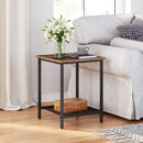 2-Pack Steel Frame Living Room End Tables, Bedroom Nightstands - Fry's Superstore