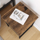 2-Pack Steel Frame Living Room End Tables, Bedroom Nightstands - Fry's Superstore