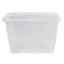 20-Pack 6-Qt. Clear Shoe & Closet Storage Box Stacking Container - Fry's Superstore