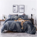 3-Piece Duvet Bedding Cover Set 100% Cotton with Zipper Ties 2 Pillowcases - Fry's Superstore