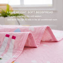 3-Piece Kids Pink Summer Comforter Quilt Bedspread, Girls Alpaca Cactus Theme - Fry's Superstore