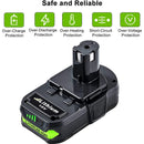 3.0Ah 18 Volt P102 Battery Replacement for Ryobi 18V Battery Lithium One+ Plus, 2 Pack - Fry's Superstore
