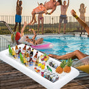 4 PACK Inflatable Ice Serving Bar Pool Party Buffet Drink Cooler, Ice Tray - Fry's Superstore