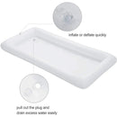 4 PACK Inflatable Ice Serving Bar Pool Party Buffet Drink Cooler, Ice Tray - Fry's Superstore