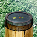 4 Pcs Mesh Netting Rain Barrel Cover with Drawstring - Fry's Superstore