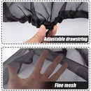 4 Pcs Mesh Netting Rain Barrel Cover with Drawstring - Fry's Superstore