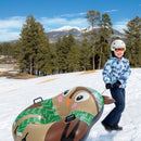 50 x 48" Oakley the Owl 1 Person Inflatable Winter Snow Tube Sled, H2OGO! - Fry's Superstore
