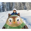 50 x 48" Oakley the Owl 1 Person Inflatable Winter Snow Tube Sled, H2OGO! - Fry's Superstore