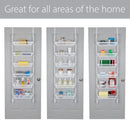 6 Basket Over The Door Pantry Organizer Rack, Steel & Resin Construction - Fry's Superstore
