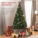 6ft Premium Hinged Artificial Holiday Christmas Pine Tree - Fry's Superstore