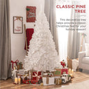 6ft Premium Hinged Artificial Holiday Christmas Pine Tree - Fry's Superstore