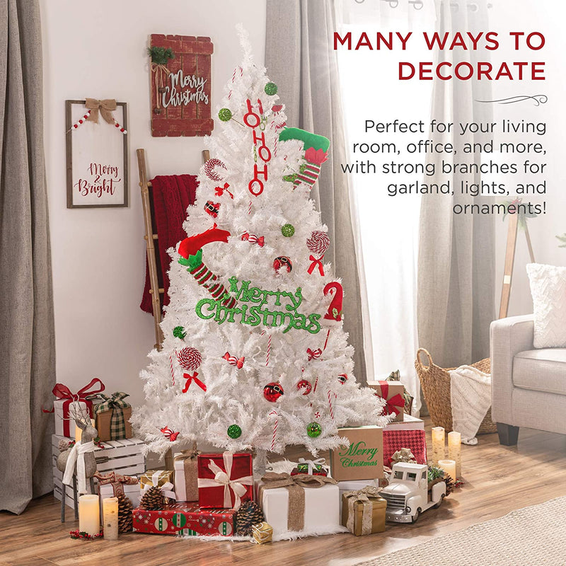 6ft Premium Hinged Artificial Holiday Christmas Pine Tree - Fry's Superstore