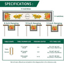 72" Fall Sunflower Floral Thanksgiving Pumpkin Table Runner - Fry's Superstore