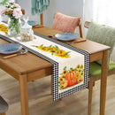 72" Fall Sunflower Floral Thanksgiving Pumpkin Table Runner - Fry's Superstore