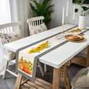 72" Fall Sunflower Floral Thanksgiving Pumpkin Table Runner - Fry's Superstore