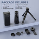 80x100 High Powered Handheld Monocular Telescope with Tripod, Night Vision, Smartphone Adapter - Fry's Superstore