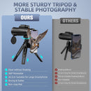 80x100 High Powered Handheld Monocular Telescope with Tripod, Night Vision, Smartphone Adapter - Fry's Superstore