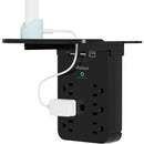9-in-1 Wall Outlet Extender - Surge Protector 6 AC Outlets Multi Plug Outlet with Shelf - Fry's Superstore