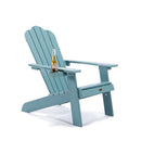 Adirondack Backyard All-Weather Outdoor Chair Painted Seating with Cup Holder - Fry's Superstore