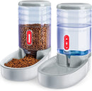 Automatic Dog Cat Gravity Food Feeder and Water Dispenser - Fry's Superstore