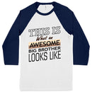 Awesome Big Brother Baseball T-Shirt - I'm the Big Brother T-Shirt - Funny Family T-Shirt - Fry's Superstore