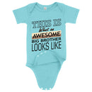 Baby Awesome Big Brother Onesie - I'm the Big Brother Onesie - Funny Family Onesie - Fry's Superstore