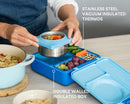 Bento Box for Kids - Insulated Bento Lunch Box with Leak Proof Thermos Food Jar - Fry's Superstore