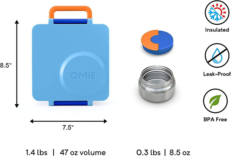 Bento Box for Kids - Insulated Bento Lunch Box with Leak Proof Thermos Food Jar - Fry's Superstore