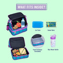 Big Dot Aqua Two Compartment Lunch Box Bag - Fry's Superstore