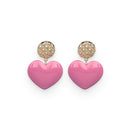 Big Heart Drop Earrings - Fry's Superstore