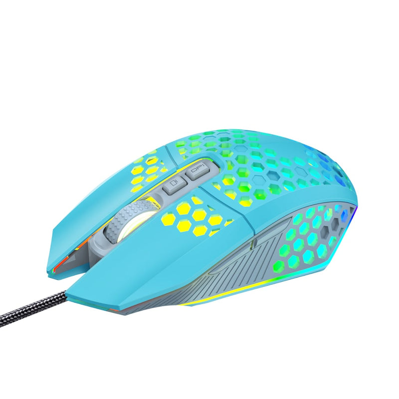 Blue Comb Textured Mouse - Fry's Superstore