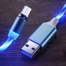 Blue LED 3-in-1 USB Charging Cord - Fry's Superstore