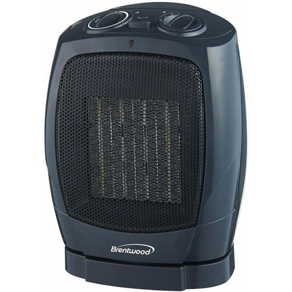 Brentwood 1500 Watt Ceramic Oscillating Fan Heater - Fry's Superstore