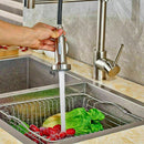 Brushed Nickel Kitchen Faucet Sink Single Lever with Pull Down Sprayer - Fry's Superstore
