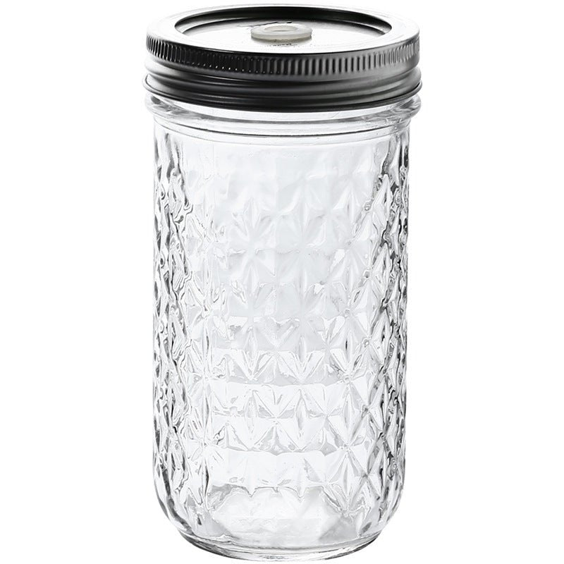 Clear Glass Mason Jar with Lid - Fry's Superstore