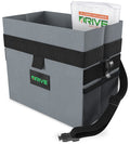 Collapsible, Leakproof Auto Car Trash Can Garbage Bin with Adjustable Strap and 20 Trash Bags - Fry's Superstore