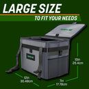 Collapsible, Leakproof Auto Car Trash Can Garbage Bin with Adjustable Strap and 20 Trash Bags - Fry's Superstore