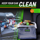 Collapsible, Leakproof Auto Car Trash Can Garbage Bin with Adjustable Strap and 20 Trash Bags - Fry's Superstore