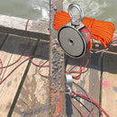 Combined 1100lb Fishing Magnet Kit, Super Strong Powerful Magnetic for Retrieving Treasure - Fry's Superstore